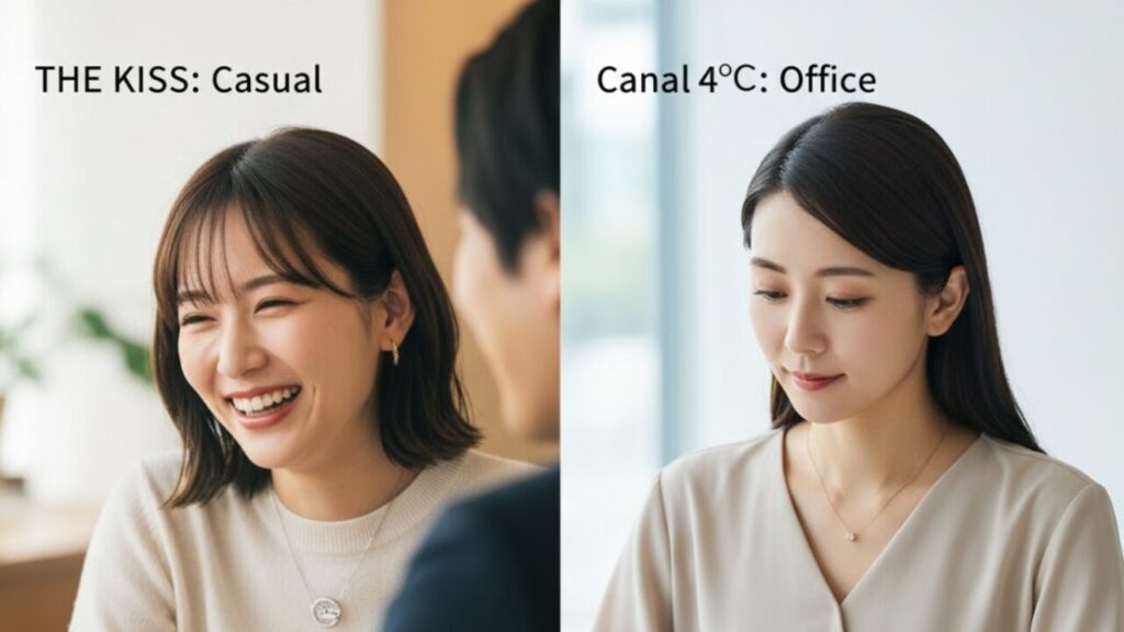 社会人における各ブランドのイメージ比較