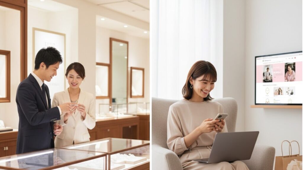 実店舗とオンラインストアのメリット比較