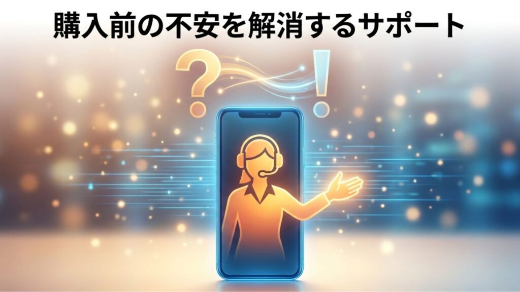 購入前の不安を解消するためのサポート体制とよくある質問