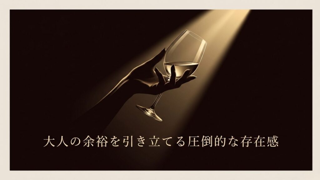 大人の余裕を引き立てる圧倒的な存在感