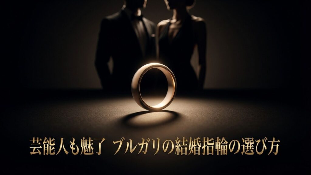 ブルガリの結婚指輪と芸能人に関する記事のアイキャッチ画像