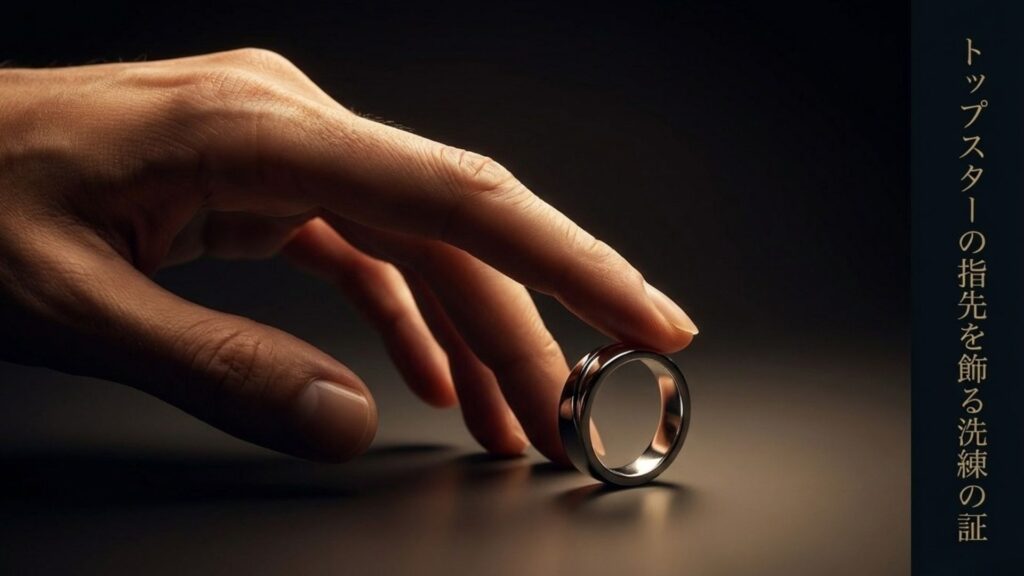 トップスターが着用する洗練されたブルガリの指輪のイメージ