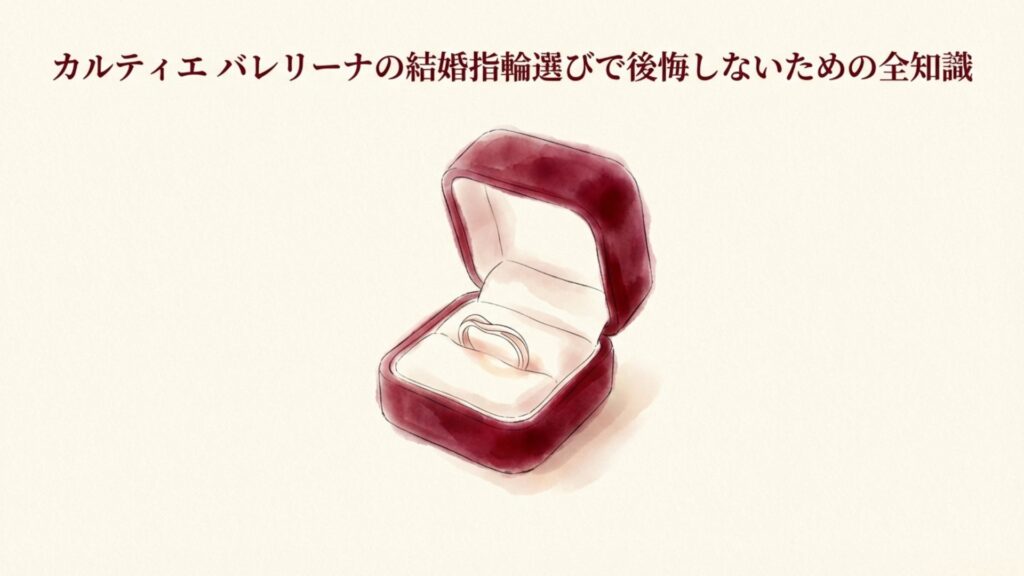 カルティエのバレリーナ結婚指輪選びで後悔しないための知識をまとめたガイドの表紙