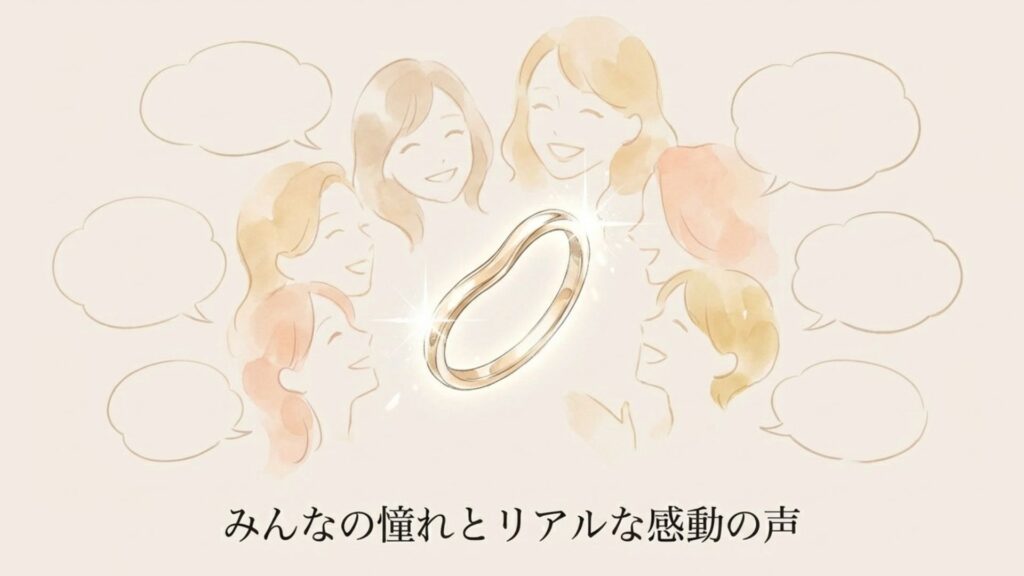 愛用者の憧れと感動の声を象徴するイメージ画像