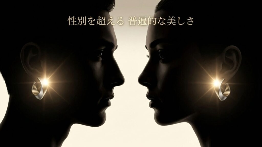 ジェンダーレスな魅力を放つ、性別を超えて愛されるユニセックスなデザインのジュエリー。