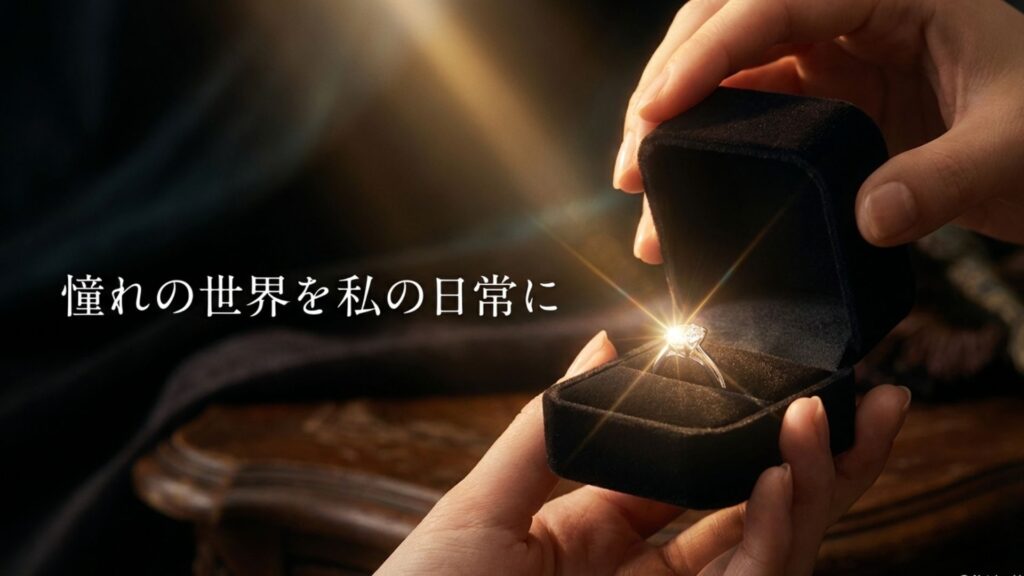 憧れの世界を私の日常に取り入れるハイブランドのイメージ