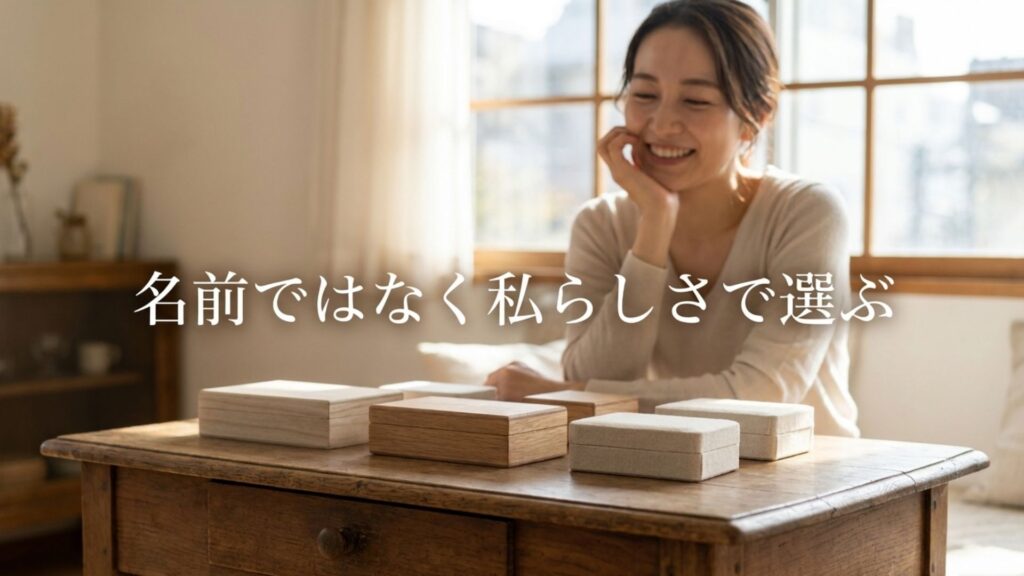 カルティエなどのハイブランドとヴァンドーム青山の結婚指輪を比較検討するイメージ。
