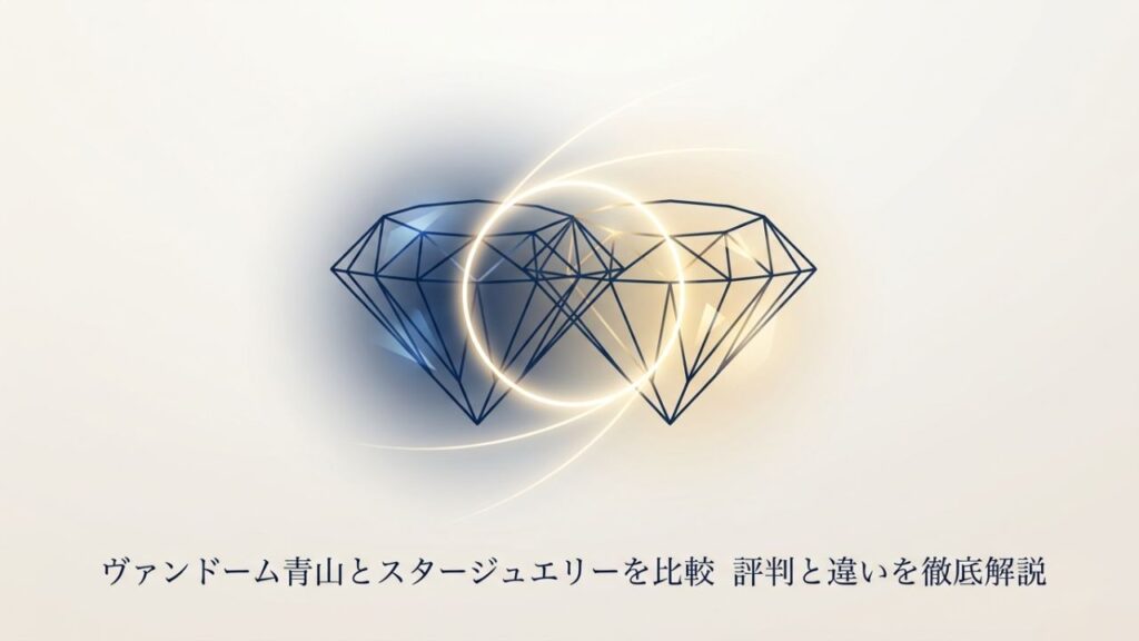 ヴァンドーム青山とスタージュエリーを比較！評判と違いを徹底解