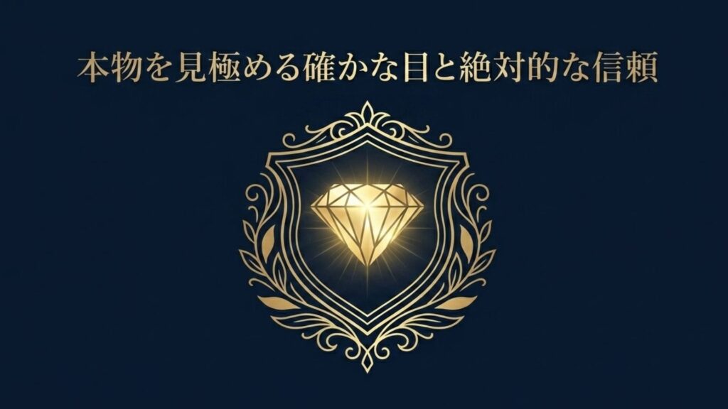 本物のブルガリを見極めるための確かな目と信頼性を表すエンブレム