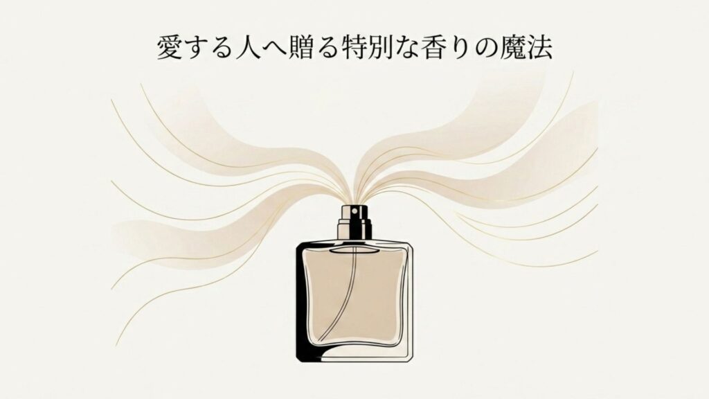 シャネルの香水ボトルのイラスト